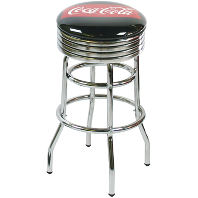 50's Retro Fishtail Coca-Cola Bar Stool | Millennium Seating